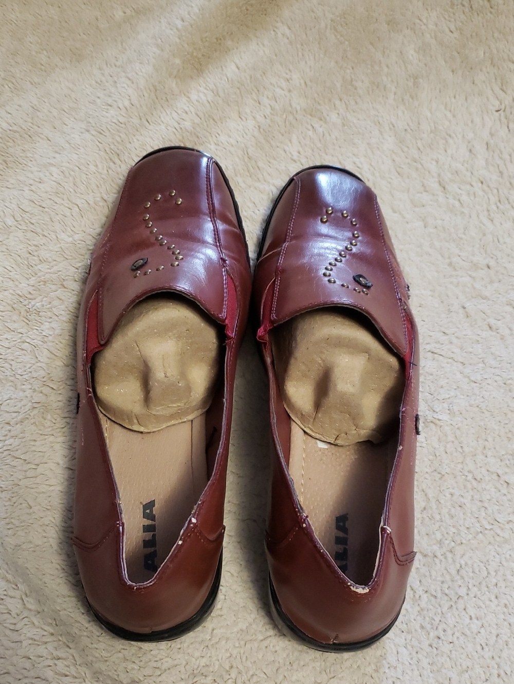 Alia Women's Slip-On Studded Flats